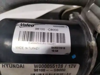 Автозапчасти б/у мотор переднего стеклоочистителя за hyundai i20 ii (gb, ib) 1.2 ссылки oem iam 98100c8000  