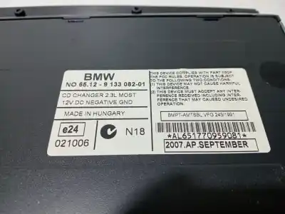 Second-hand car spare part audio system / radio cd for bmw 7 (e65, e66, e67) 745 d oem iam references 6512913308201  