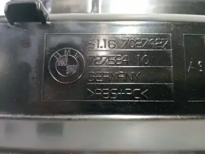 Second-hand car spare part decorative moulding for bmw 7 (e65, e66, e67) 745 d oem iam references 51167027427  