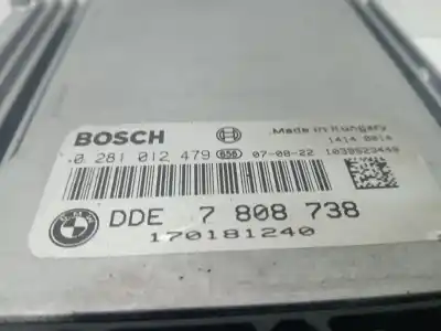 Peça sobressalente para automóvel em segunda mão centralina de motor uce por bmw 7 (e65, e66, e67) 745 d referências oem iam 7808738  