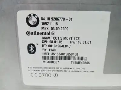 Peça sobressalente para automóvel em segunda mão módulo eletrônico por bmw 7 (e65, e66, e67) 745 d referências oem iam 8410920677801  
