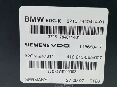 Peça sobressalente para automóvel em segunda mão módulo eletrônico por bmw 7 (e65, e66, e67) 745 d referências oem iam 37157840411401  