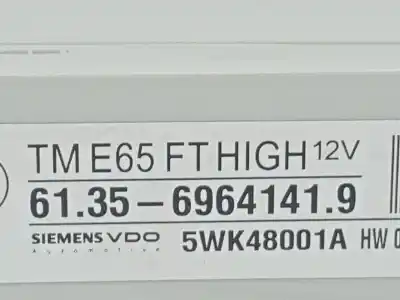 Peça sobressalente para automóvel em segunda mão módulo eletrônico por bmw 7 (e65, e66, e67) 745 d referências oem iam 613569641419  