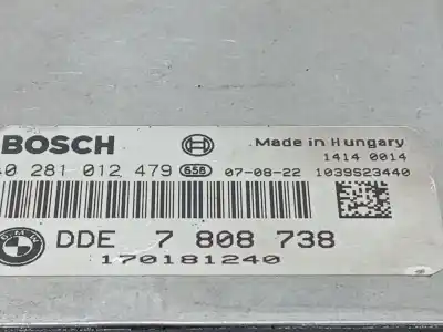 Peça sobressalente para automóvel em segunda mão centralina de motor uce por bmw 7 (e65, e66, e67) 745 d referências oem iam 7808738  