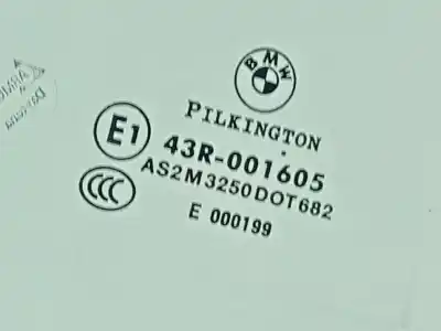 Second-hand car spare part rear right glass window for bmw 7 (e65, e66, e67) 745 d oem iam references 7 (e65, e66, e67) 745 d 2005 - 2008  