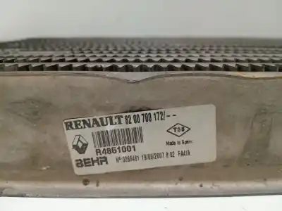 Автозапчастина б/у інтеркулер для renault megane ii (bm0/1_, cm0/1_) 1.5 dci (bm0f, bm0t, bm2b, cm0f, cm0t) посилання на oem iam 8200700172  