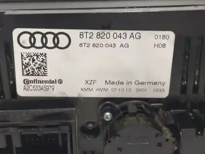 Автозапчастина б/у клімат-контроль для audi a5 (8t3) 2.0 tdi посилання на oem iam 8t2820043ag  