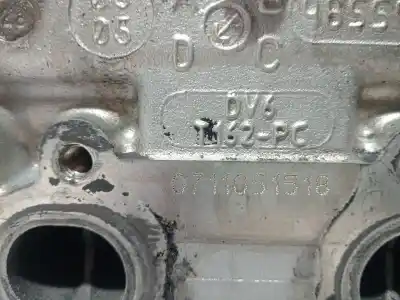 Peça sobressalente para automóvel em segunda mão cabeça / culatra por peugeot 407 (6d_) 1.6 hdi 110 (6d9hzc 6d9hyc) referências oem iam 9655911480  