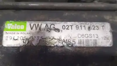Peça sobressalente para automóvel em segunda mão motor de arranque por audi a3 (8p1) 1.6 tdi referências oem iam 02t911023t  