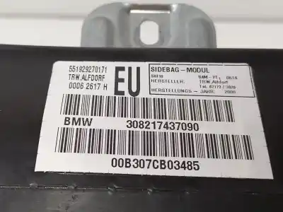 Peça sobressalente para automóvel em segunda mão airbag frontal lado esquerdo por bmw 3 (e46) 320 d referências oem iam 308217437090  