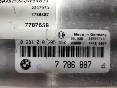 Second-hand car spare part ecu engine control for bmw 3 touring (e46) 320 d oem iam references 0281010205  