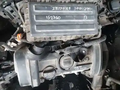 Pièce détachée automobile d'occasion moteur complet pour seat ibiza iv (6j5, 6p1) 1.4 références oem iam bxw  