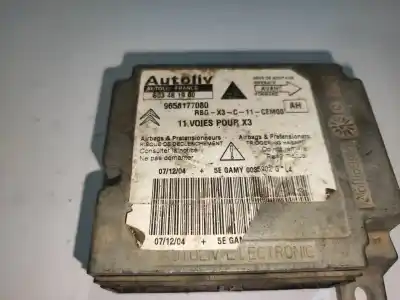 Peça sobressalente para automóvel em segunda mão centralina de airbag por citroen c5 berlina 2.2 hdi vivace referências oem iam 9658177080