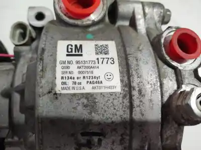Pezzo di ricambio per auto di seconda mano compressore aria condizionata per opel mokka 1.6 cdti dpf riferimenti oem iam 95131773  