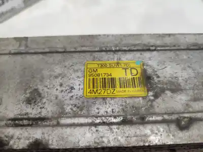 İkinci el araba yedek parçası intercooler için opel mokka 1.6 cdti dpf oem iam referansları 95081734  