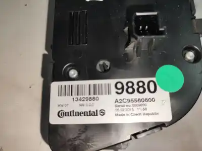 Peça sobressalente para automóvel em segunda mão comando de sofagem (chauffage / ar condicionado) por opel mokka 1.6 cdti dpf referências oem iam 13429880  