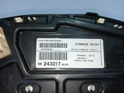 Peça sobressalente para automóvel em segunda mão quadrante por citroen c-elysee (dd_) 1.6 bluehdi 100 referências oem iam 9824321780-00  