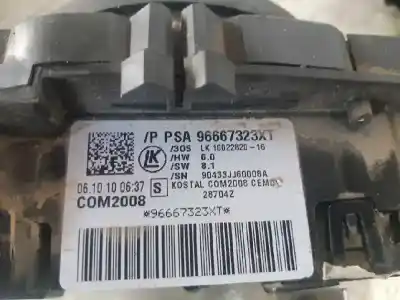 Автозапчасти б/у управление светом за citroen c3 (s desde 09/2009) 1.4 hdi ссылки oem iam 96667323xt  
