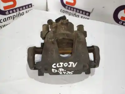 Peça sobressalente para automóvel em segunda mão pinça de travão dianteira direita por renault clio iv 1.5 dci diesel fap referências oem iam 410002704r