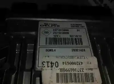 Second-hand car spare part ecu engine control for renault kangoo dynamique acción especial oem iam references 237101989r  