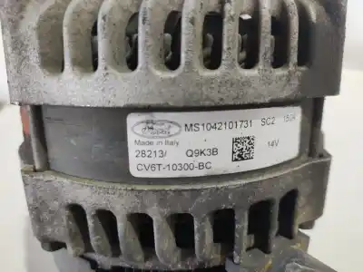 Second-hand car spare part alternator for ford fiesta (ccn) 1.0 ecoboost cat oem iam references ms1042101731  