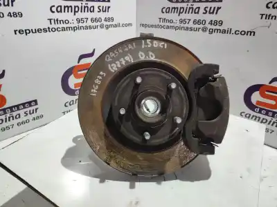 Second-hand car spare part front right knuckle for nissan qashqai / qashqai +2 i (j10, nj10, jj10e) 1.5 dci oem iam references 40014jd040