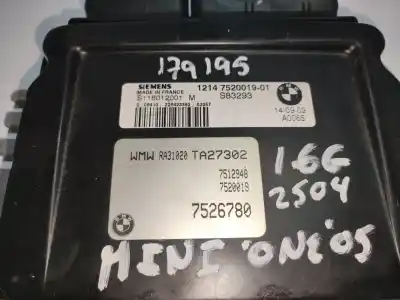 Автозапчасти б/у блок управления двигателем за mini mini (r50,r53) 1.6 16v cat ссылки oem iam s118012001m  