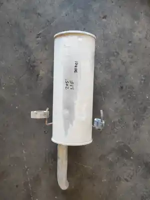 Peça sobressalente para automóvel em segunda mão panela de escape por peugeot 205 berlina 1.1 mito referências oem iam 