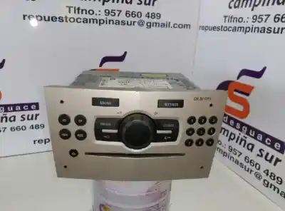 Peça sobressalente para automóvel em segunda mão sistema de áudio / rádio cd por opel corsa d cmon referências oem iam 