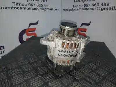 Peça sobressalente para automóvel em segunda mão alternador por kia carens iv 1.6 gdi referências oem iam 