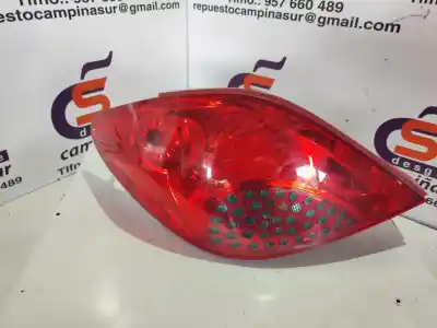 Pièce détachée automobile d'occasion feu arrière gauche pour peugeot 207/207+ (wa_, wc_) 1.6 hdi références oem iam 