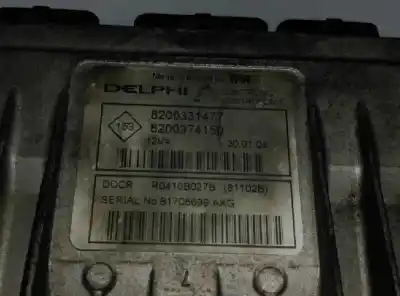 Pezzo di ricambio per auto di seconda mano centralina motore per renault clio ii fase ii (b/cb0) authentique riferimenti oem iam 8200331477  