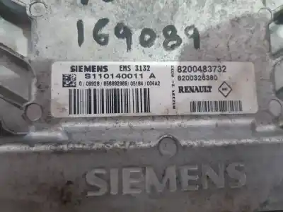 Pezzo di ricambio per auto di seconda mano centralina motore per dacia logan 1.4 cat riferimenti oem iam s110140011a  