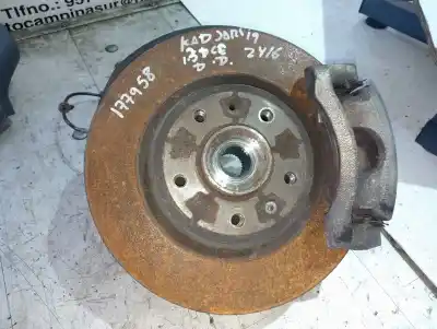 Peça sobressalente para automóvel em segunda mão manga de eixo dianteira direita por renault kadjar (ha_, hl_) 1.3 tce 140 referências oem iam 