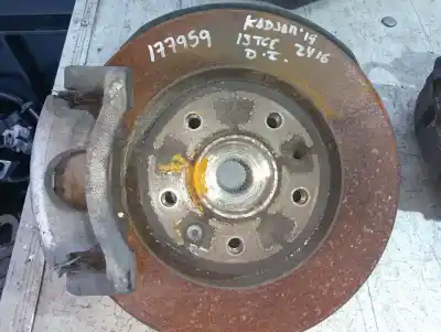 Peça sobressalente para automóvel em segunda mão manga de eixo dianteira esquerda por renault kadjar (ha_, hl_) 1.3 tce 140 referências oem iam 