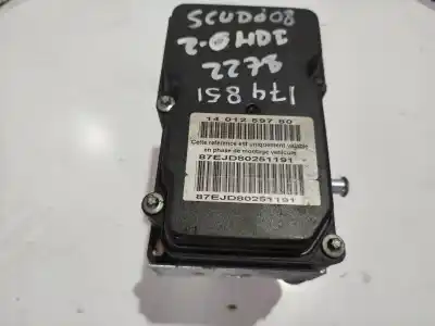 Second-hand car spare part abs for fiat scudo combi (272) 2.0 jtdm oem iam references 1401259780  