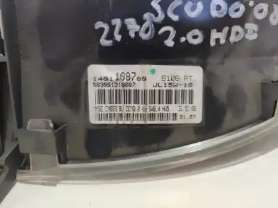 Second-hand car spare part dashboard for fiat scudo combi (272) 2.0 jtdm oem iam references 1401108780  