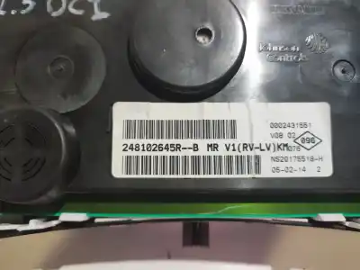 Second-hand car spare part dashboard for dacia duster 1.5 dci diesel fap cat oem iam references 248102645r-b  