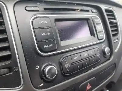 Peça sobressalente para automóvel em segunda mão sistema de áudio / rádio cd por kia carens iv 1.6 gdi referências oem iam 96170a46100m