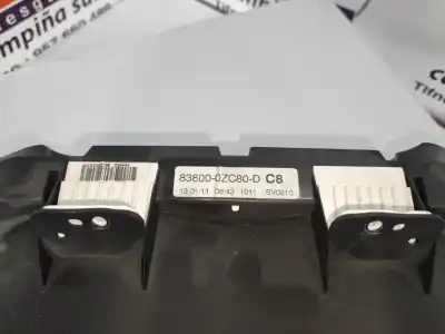 Peça sobressalente para automóvel em segunda mão quadrante por toyota auris (_e15_) 1.4 d-4d (nde150_) referências oem iam 838000zc80d  