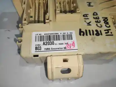 Second-hand car spare part fuse box unit for kia pro cee´d (jd) 1.4 crdi 90 oem iam references a20301503210350  
