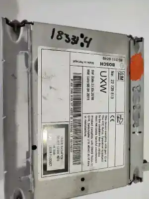 Second-hand car spare part audio system / radio cd for opel astra j gtc 1.6 cdti dpf 136 cv / 100 kw oem iam references 22739813  