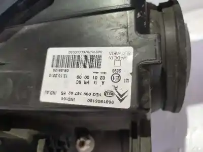 Pezzo di ricambio per auto di seconda mano faro anteriore destro per citroen c3 picasso (sh_) 1.4 vti 95 riferimenti oem iam 9681873980  