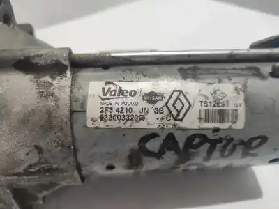 Peça sobressalente para automóvel em segunda mão motor de arranque por renault captur i (j5_, h5_) 1.5 dci 90 referências oem iam 33003329  
