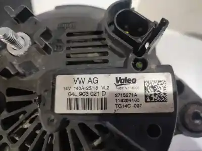 Автозапчастина б/у генератор для seat leon (5f1) 1.6 tdi посилання на oem iam 04l903021d  