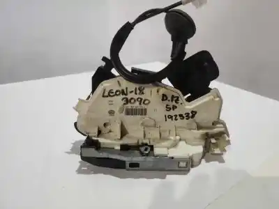 Автозапчастина б/у замок передніх дверей лівий для seat leon (5f1) 1.6 tdi посилання на oem iam 5k1837015j  