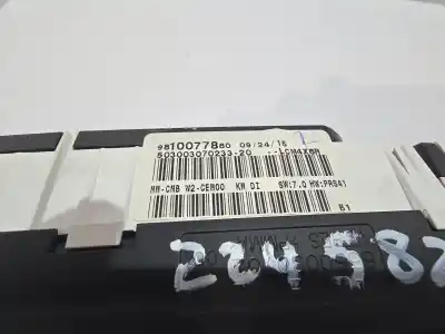 Peça sobressalente para automóvel em segunda mão quadrante por peugeot 508 1.6 16v turbo referências oem iam 9810077880  