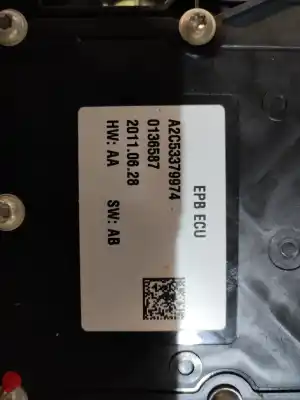 Second-hand car spare part electric parking brake for citroen c4 picasso i monospace (ud_) 1.6 hdi 110 oem iam references 9673081780  