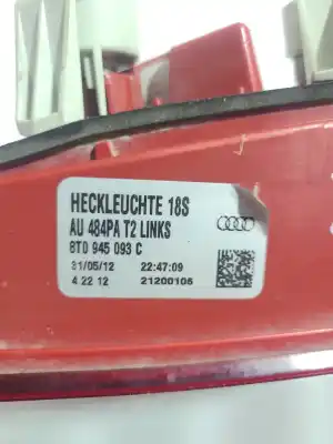 Second-hand car spare part interior left tailgate light for audi a5 (8t3) 2.0 tdi oem iam references 8t0945093c  21200106