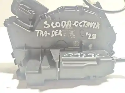 Pezzo di ricambio per auto di seconda mano serratura porta posteriore destra per skoda octavia iii combi (5e5, 5e6) 1.6 tdi riferimenti oem iam 5ta839016q a046465 a6l5ta839016l